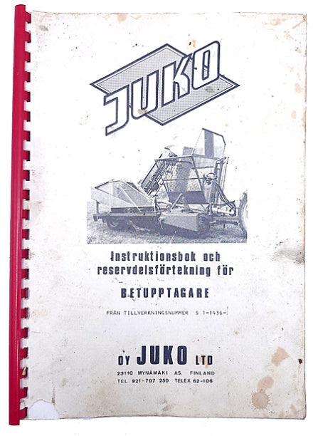 BEG Instruktionsbok Juko Beteupptagare