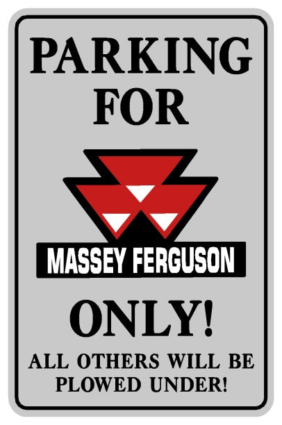 Metall Skylt Massey Ferguson