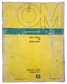 BEG Instruktionsbok JD30 Balkastare
