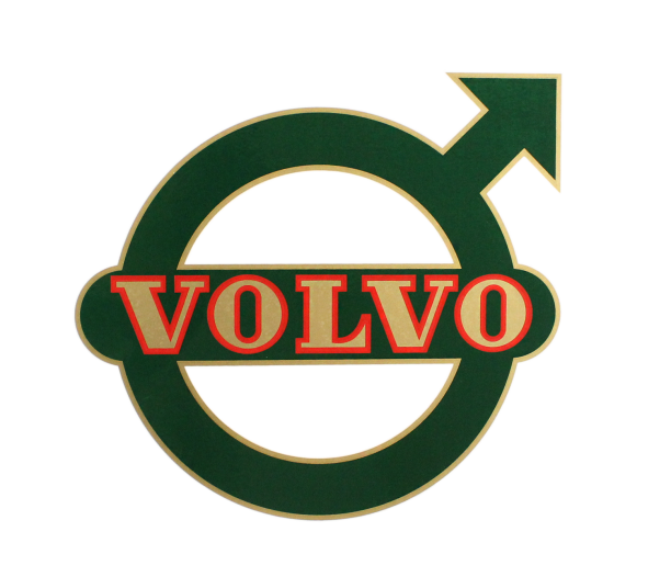 Dekal Volvo BM till Bakskärm LITEN