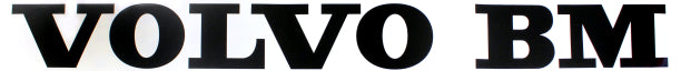 Dekal Volvo BM Vit (Stor)