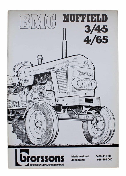 Handbok BMC Nuffield 3/45 och 4/65