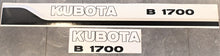 OUTLET Dekalsats Kubota B1700