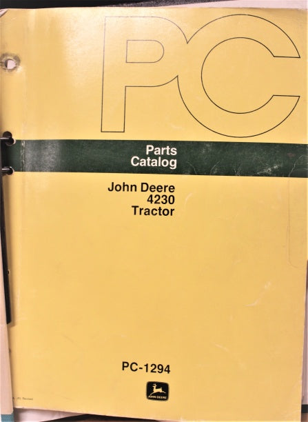 BEG. Reservdelsbok JD 4230