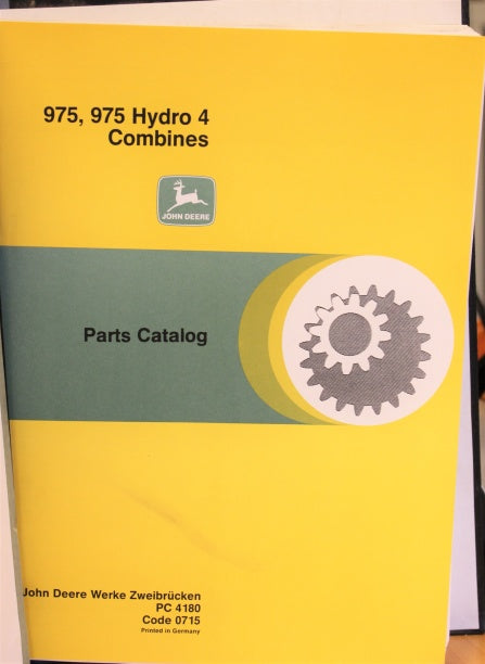 BEG. Reservdelsbok JD 975, 975 Hydro 4