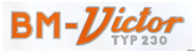 Dekal BM Victor Orange (Glasskåpet)