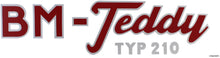 Dekal Teddy typ , 210 (Glasskåpet)