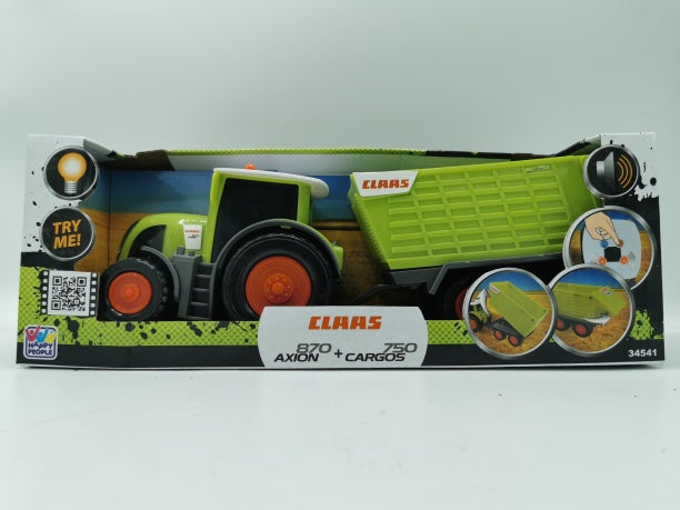 KIDS Claas Axion 870 + Cargos 750