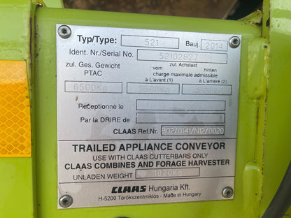 BEG Claas Vario 1230 skärbord
